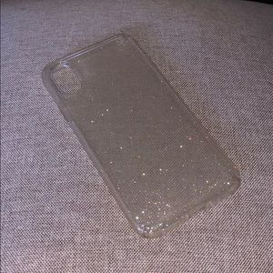 SPECK clear glitter case